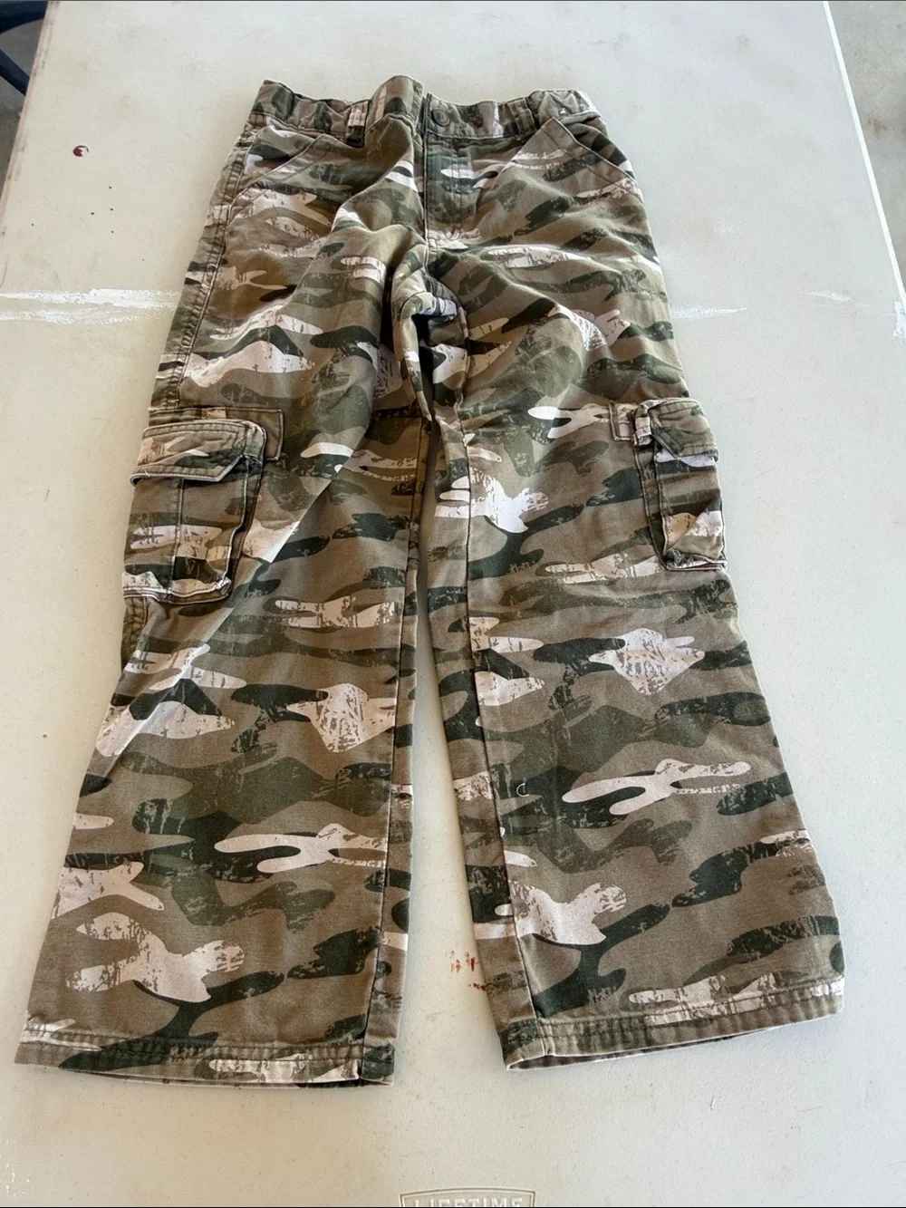 Gymboree Boys Camo Cargo Pants - Green & Khaki